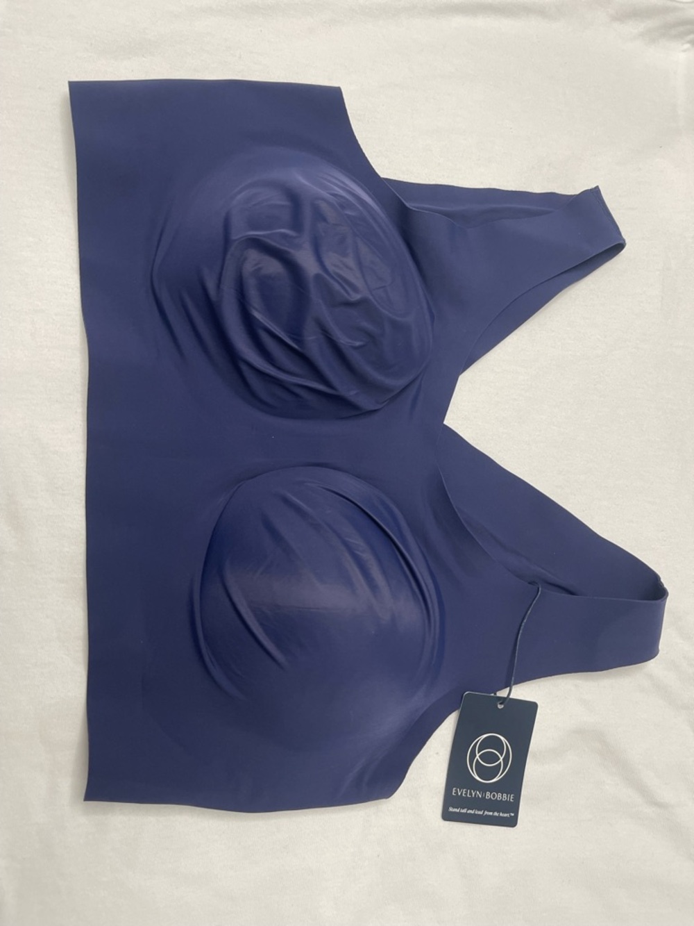 Evelyn & Bobbie - Navy Blue Wireless Bra